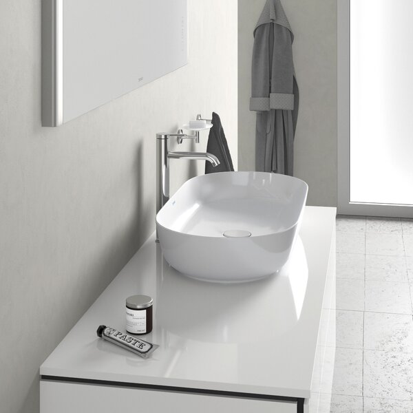 Duravit Luv lavoar 80x40 cm ovale de blat alb luciu 0379800000