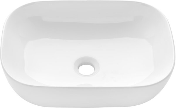 Invena Vitoria lavoar 45.5x32 cm dreptunghiular de blat alb luciu CE-48-001