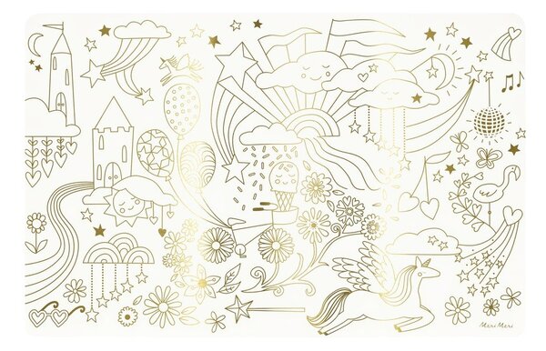 Suporturi pentru farfurii 8 buc. din hârtie 28x42.5 cm Happy Icons – Meri Meri