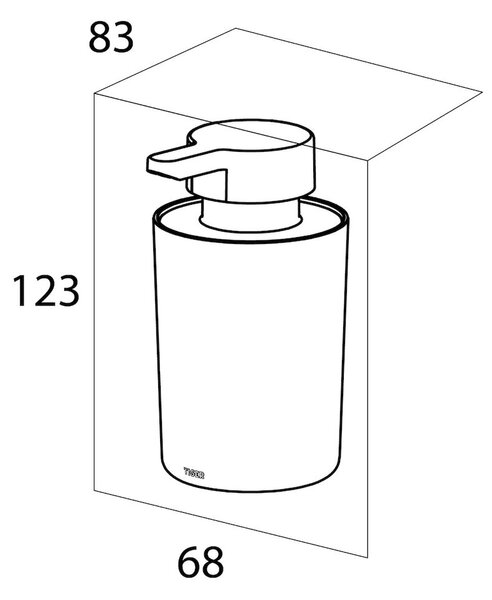 Tiger Urban dozator săpun 180 ml alb 13161.3.01.46
