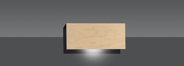 Emibig Carlo lampă de perete 1x15 W negru-lemn 610/K1