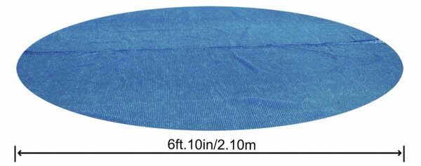 Copertina pentru piscina rotunda, diametru 210 cm, albastru