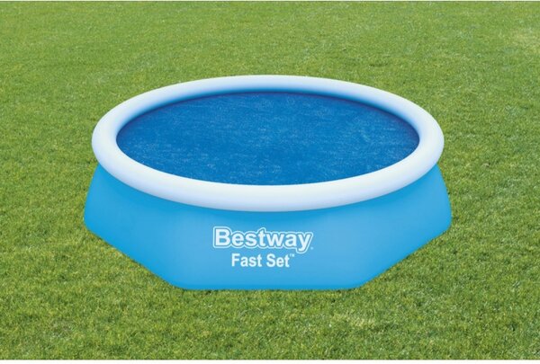 Copertina pentru piscina rotunda, diametru 210 cm, albastru