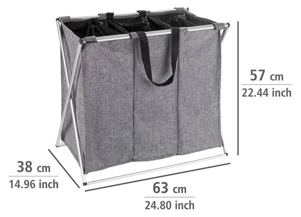 Wenko Trio coș rufe 62152100