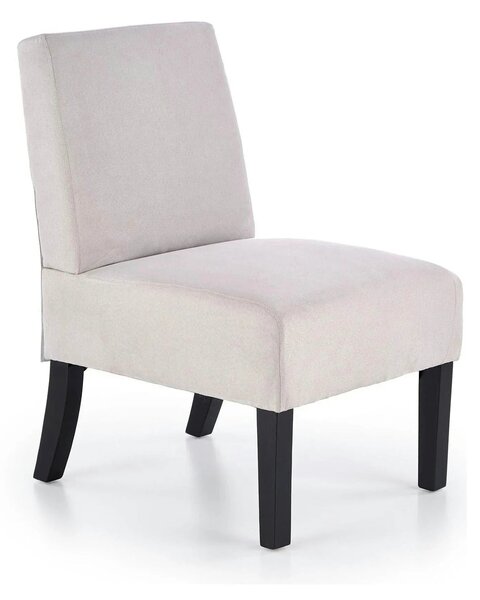 Scaun copii Fido, gri/negru, stofa/lemn de cauciuc, 52X65X75 CM