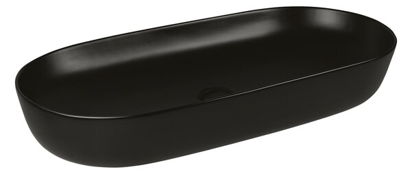 Oltens Hamnes lavoar 80x40 cm ovale de blat negru mat 40321300