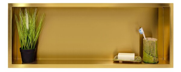 Balneo Wall-Box One Gold raft de nișă 90 cm auriu OB-BR6