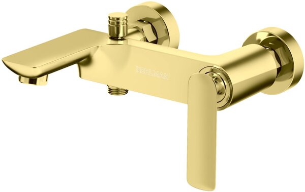 Kohlman Experience Gold baterie cadă-duș perete auriu QW110EGD