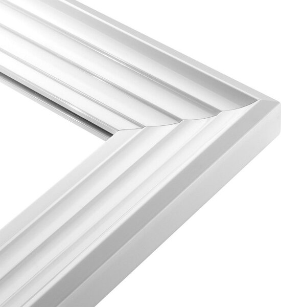 Ars Longa Malaga oglindă 54.4x144.4 cm dreptunghiular alb MALAGA40130-B