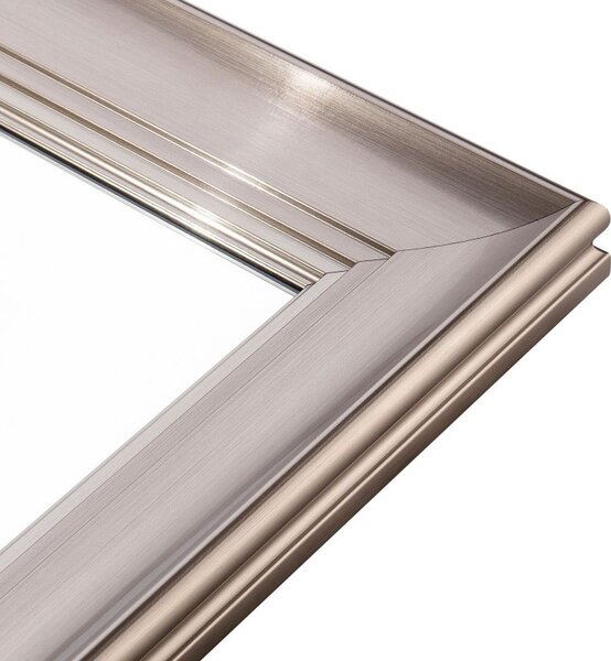 Ars Longa Roma oglindă 72.2x132.2 cm dreptunghiular nichel ROMA60120-S