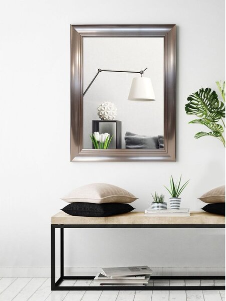 Ars Longa Roma oglindă 72.2x132.2 cm dreptunghiular nichel ROMA60120-S