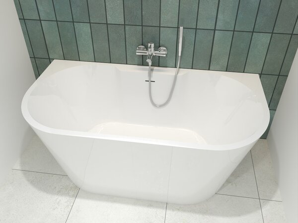 Hagser Greta cadă de perete 170x80 cm ovală alb HGR16000012
