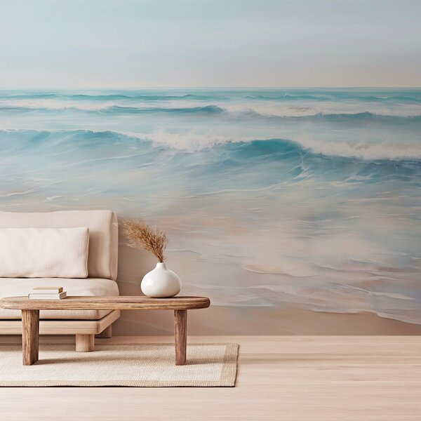 Tapet Pictura de imitație Seascape, Fototapet Marea, w04103 : Uwalls.ro