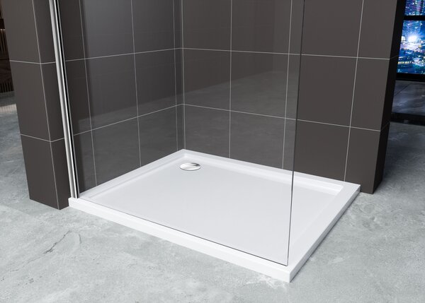 Hagser Bertina perete cabină de duș walk-in 100 cm crom luciu/sticla transparentă HGR16000022