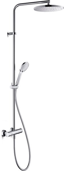 Duravit B.1 set de duș perete cu termostat cu duș de ploaie crom B14280008010