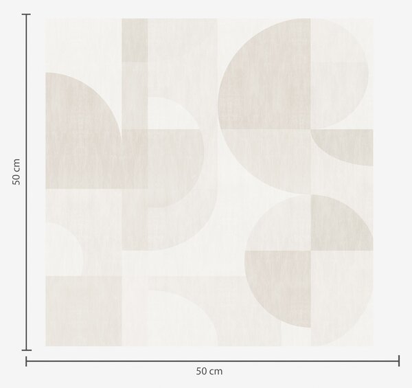 Tapet Geometrie minimalistă în paleta crem deschis, Tapete scandinav, a00189 : Uwalls.ro