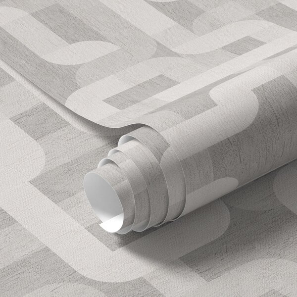 Tapet Model grafic modern cu linii curbate, Tapet 3D, a00190 : Uwalls.ro