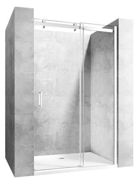 Rea Nixon-2 uși de duș 120 cm culisantă crom luciu/sticlă transparentă REA-K5003
