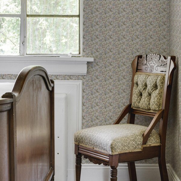 Tapet Buchet diagonal cu flori de primăvară în nuanțe delicate, Tapet flori, a00204 : Uwalls.ro