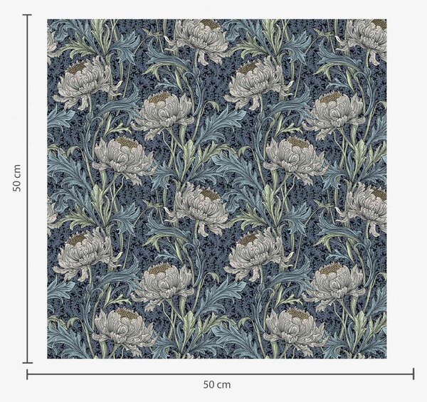 Tapet Peonii de epocă pe un fundal întunecat, stil floral gotic, Tapet flori, a00233 : Uwalls.ro