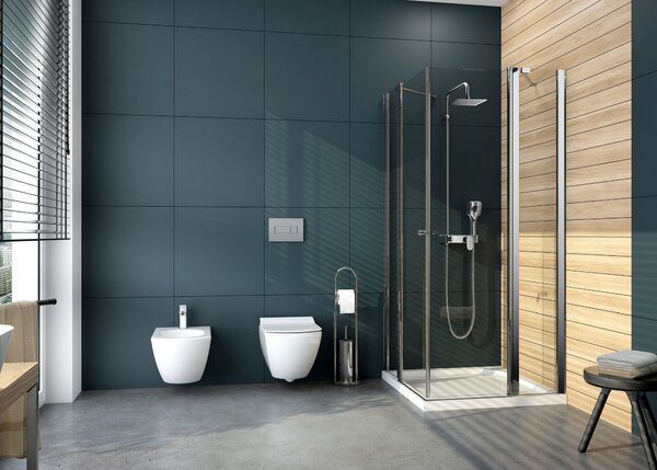Deante Anemon vas wc cu capac soft-close agăţat fără margine alb CDZD6ZPW