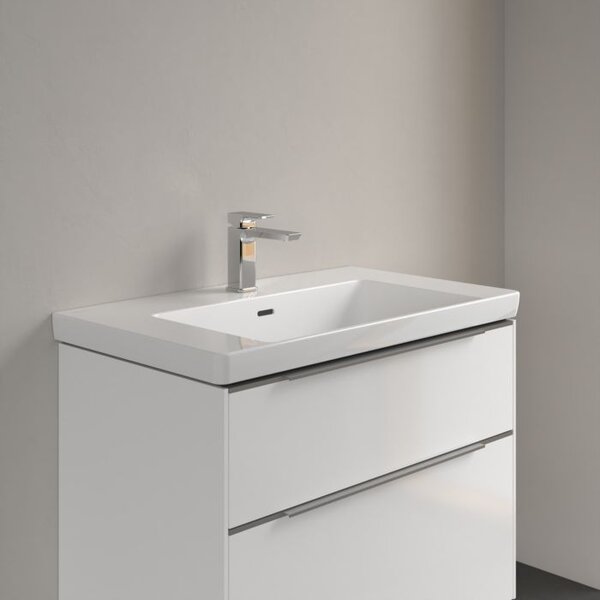 Villeroy & Boch Subway 3.0 lavoar 80x47 cm dreptunghiular clasică-mobilier alb luciu 4A7080R1