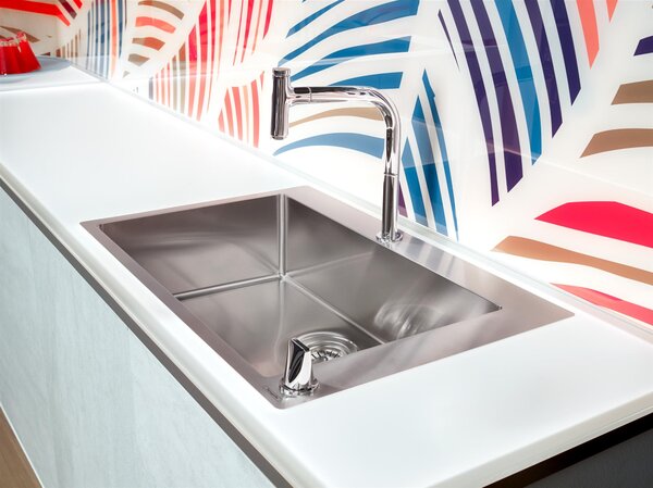 Hansgrohe S 71 chiuveta din otel 76x50 cm 43302800