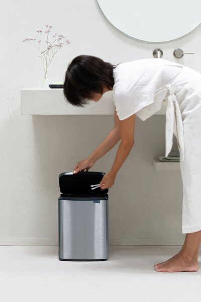 Brabantia Bo cos de gunoi 12 l oţel 230486