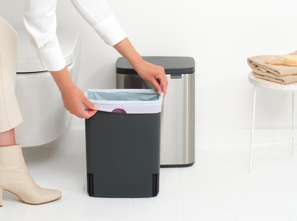 Brabantia Bo cos de gunoi 12 l oţel 230486