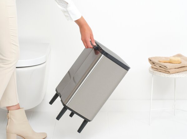 Brabantia Bo cos de gunoi 12 l oţel 227264