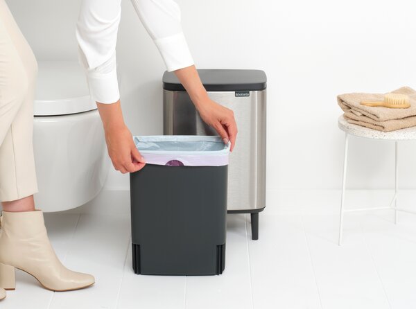 Brabantia Bo cos de gunoi 12 l oţel 227264