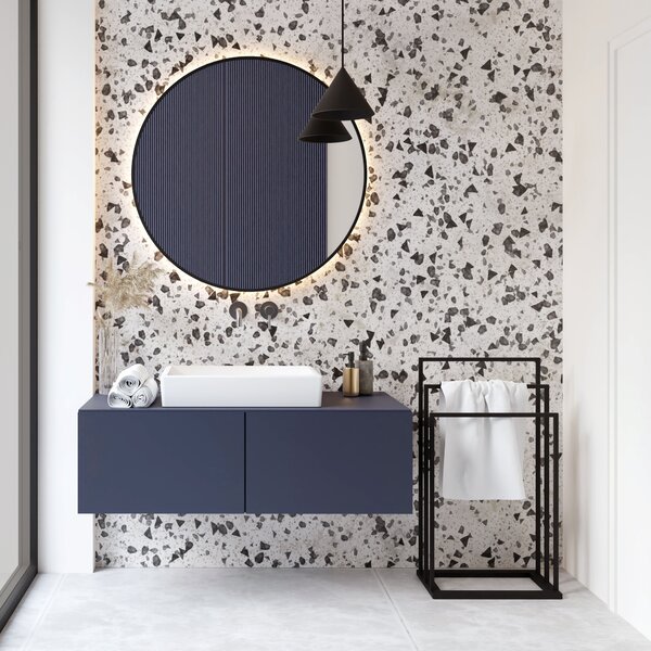 Baltica Design Claes suport prosop negru 5904107905006