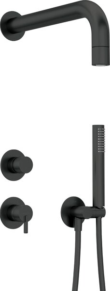 Deante Silia set de duș ascuns negru NQSN9XK