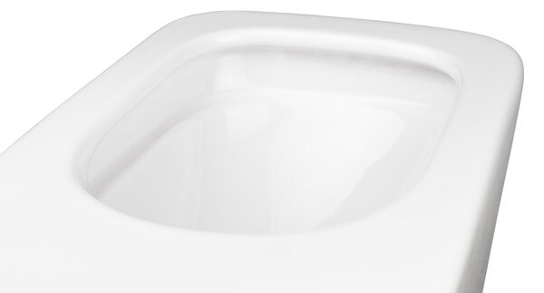 Hagser Lina vas wc cu capac soft-close agăţat fără margine alb HGR60000042