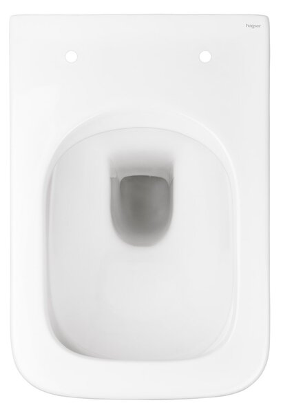Hagser Lina vas wc cu capac soft-close agăţat fără margine alb HGR60000042