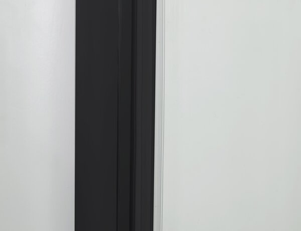 Hagser Ava uși de duș 140 cm culisantă negru mat/sticlă transparentă HGR16000021