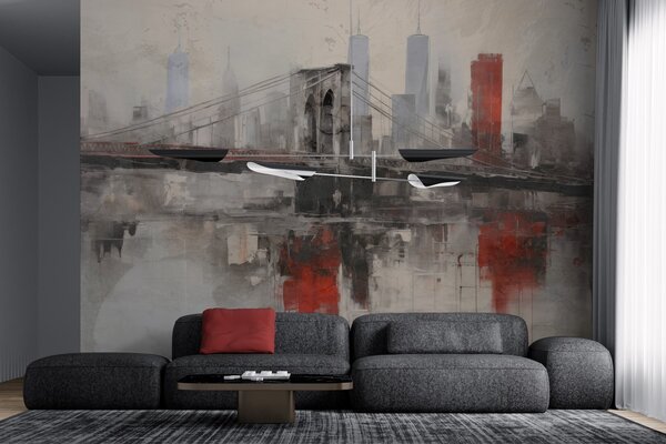 Tapet Loftscape urban, Fototapet orașe și țări, w04192 : Uwalls.ro