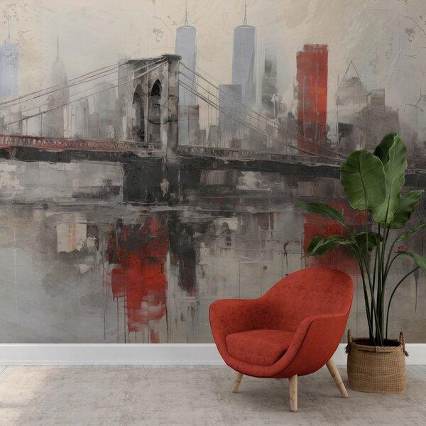 Tapet Loftscape urban, Fototapet orașe și țări, w04192 : Uwalls.ro