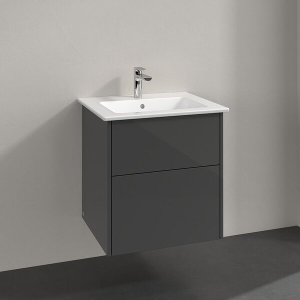 Villeroy & Boch Finero lavoar cu dulap și oglindă 60 cm gri S00300FPR1