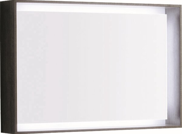 Geberit Citterio oglindă 88.4x58.4 cm dreptunghiular cu iluminare lemn 500.572.JJ.1