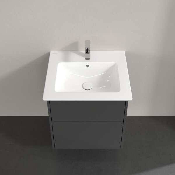 Villeroy & Boch Finero lavoar cu dulap și oglindă 60 cm gri S00300FPR1