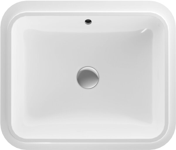 Geberit Variform lavoar 50x40 cm dreptunghiular sub blat alb luciu 500.764.01.2