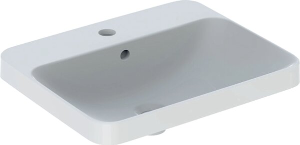 Geberit Variform lavoar 55x45 cm dreptunghiular încastrat alb luciu 500.741.01.2