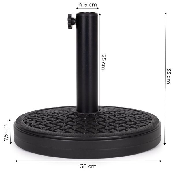 Suport de umbrelă rotundă 12kg