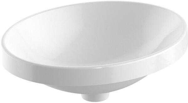 Geberit Variform lavoar 50x40 cm ovale încastrat alb luciu 500.711.01.2