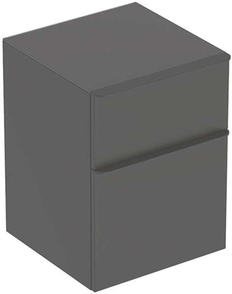 Geberit Smyle Square dulap 45x47x60 cm agățat lateral negru 500.357.JK.1