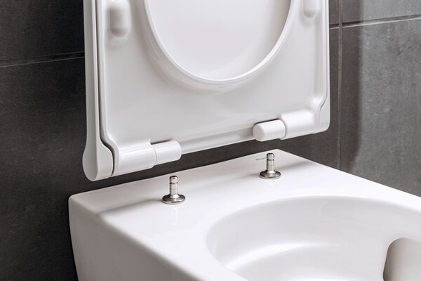 Geberit Acanto vas wc cu capac soft-close agăţat fără margine cu spălare turbionară alb 502.774.00.8