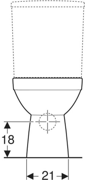 Geberit Selnova Square vas wc stativă fără margine alb 501.563.01.7