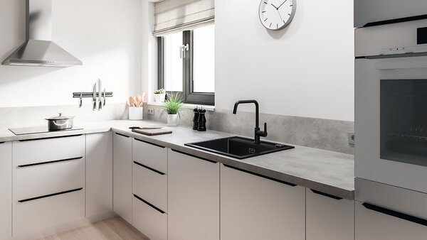 Grohe Start baterie bucătărie pe picior negru 304702430