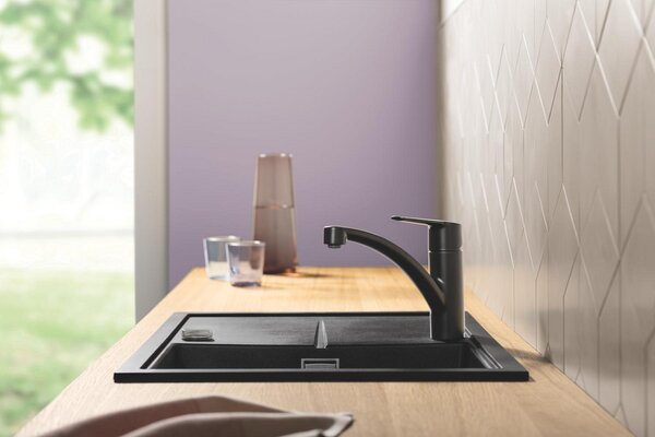 Grohe Start baterie bucătărie pe picior negru 324412432